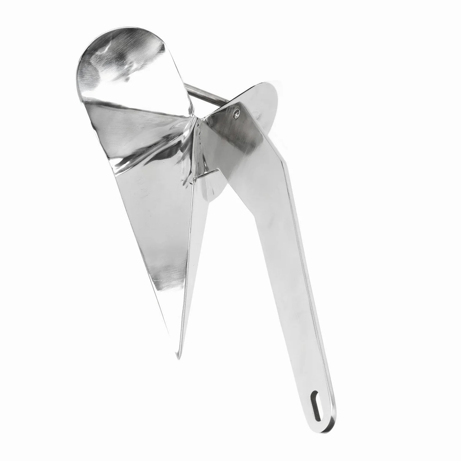 Ancla para Barco Torvex, Ancla de arado Estilo Delta de 4 kg, Ancla Marina Tipo ala Triangular para Amarre de Barcos en la Playa, sujeción de