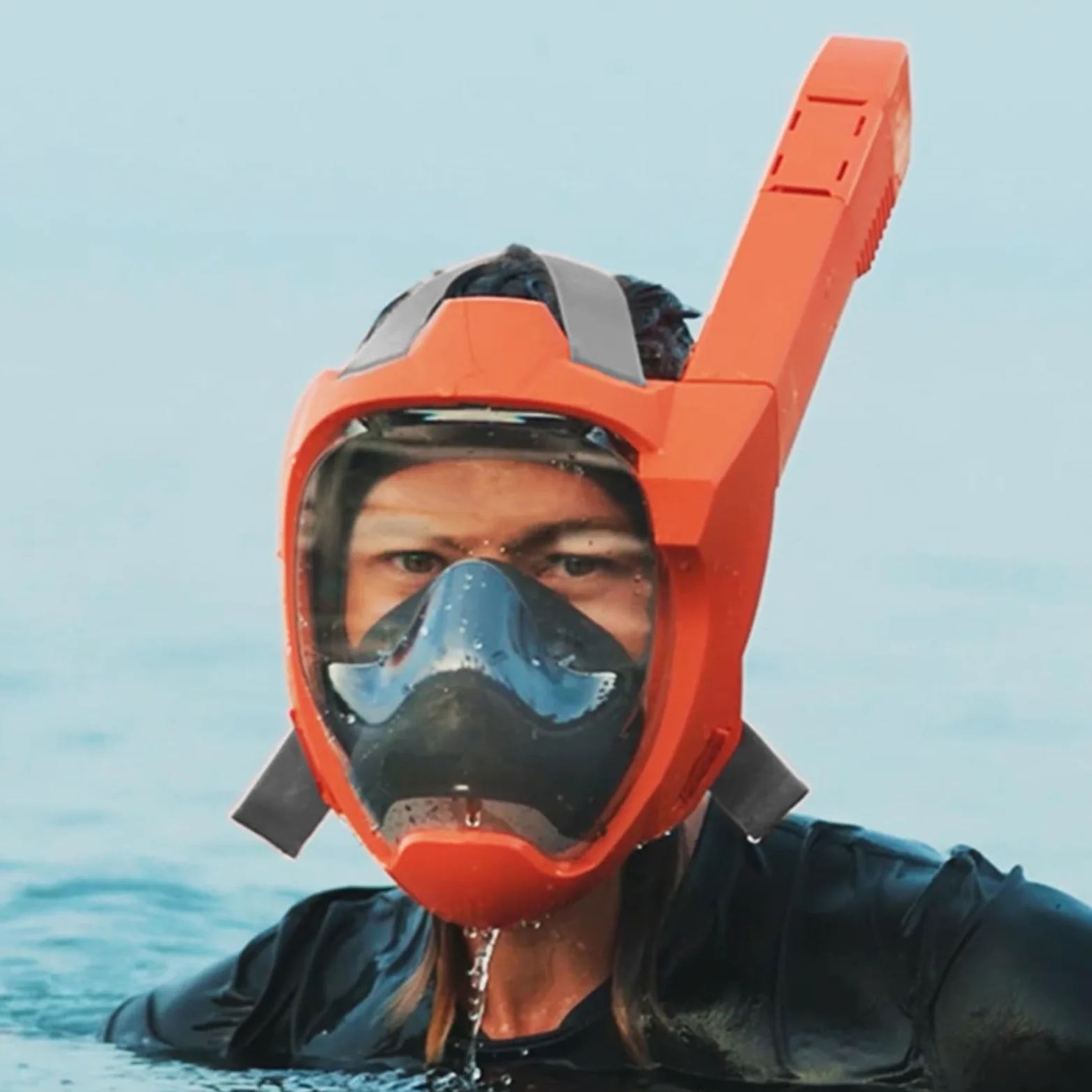 Máscara de Snorkel Adulto Equipo Facial Completo Antigoteo con Visión | Máscara Snorkel Facial Completa Adultos Para Buceo, Natación En Piscina, Viaje Subacuático, Mujeres Y Hombres