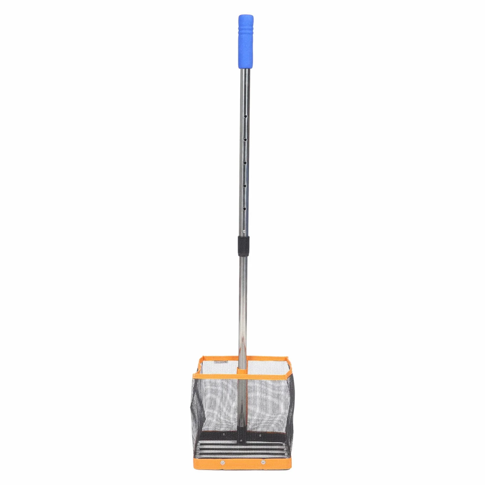 Toddmomy Picador de pelotas de ping pong mango ajustable portátil mesa de ping pong recogedor de pick bolsa de pick de tenis, mango telescópico, recogedor de pelotas de tenis