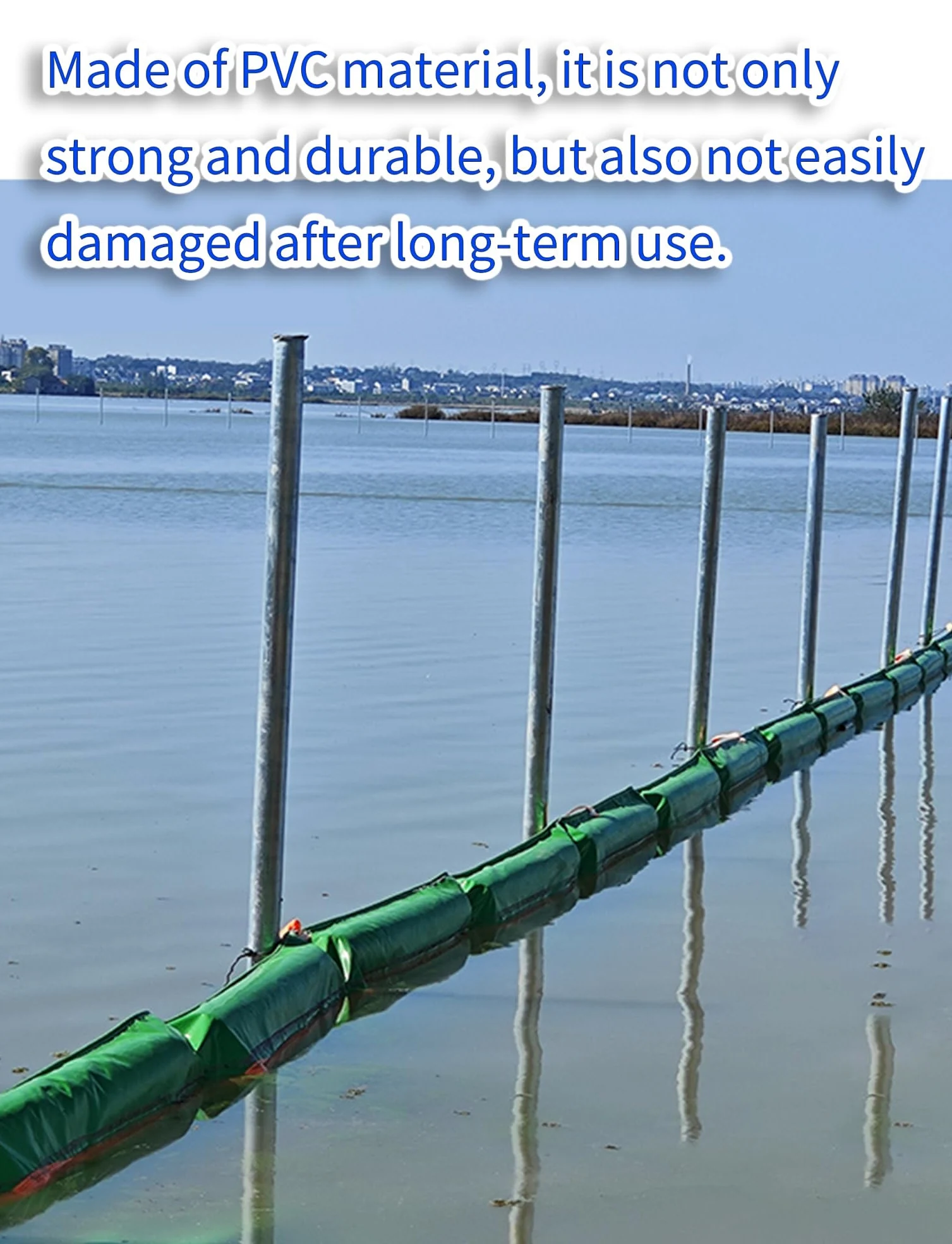 Rompeolas Flotante - tubería de PVC Plegable