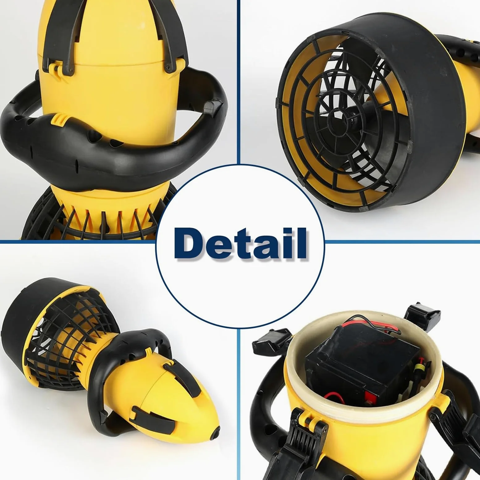 Scooter Submarino Sea Scooter 500W, propulsor Submarino de Doble Velocidad con hélice para Buceo, Snorkel y Aventuras en Piscinas, Nuevo Modelo 2026.
