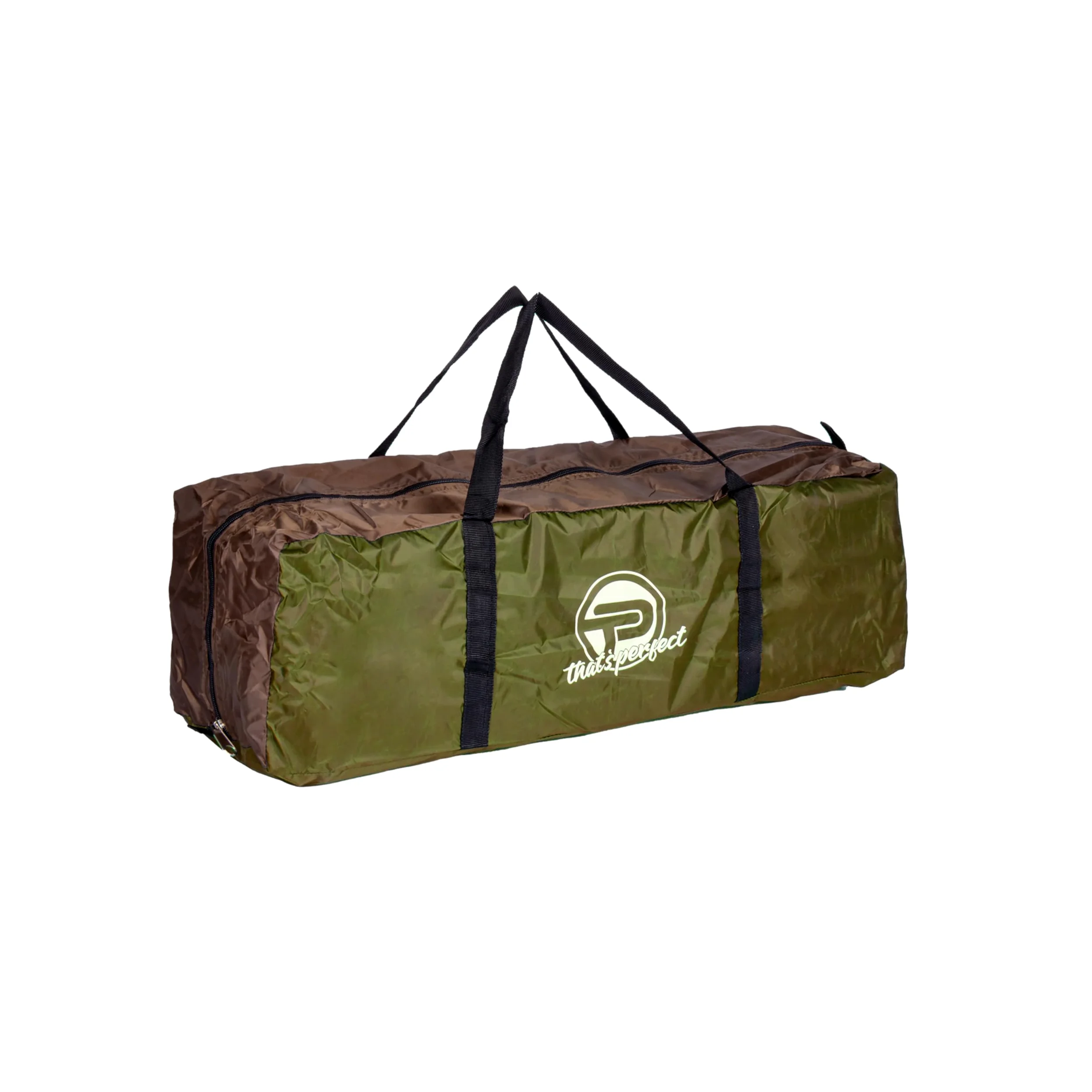 Tienda de campaña 3-4 Personas, Doble Pared, Ligera e Impermeable; Interior Oscuro, mosquitera, Cuerdas Fluorescentes, piquetas reforzadas, vestíbulo con Lona y Bolsa de Transporte