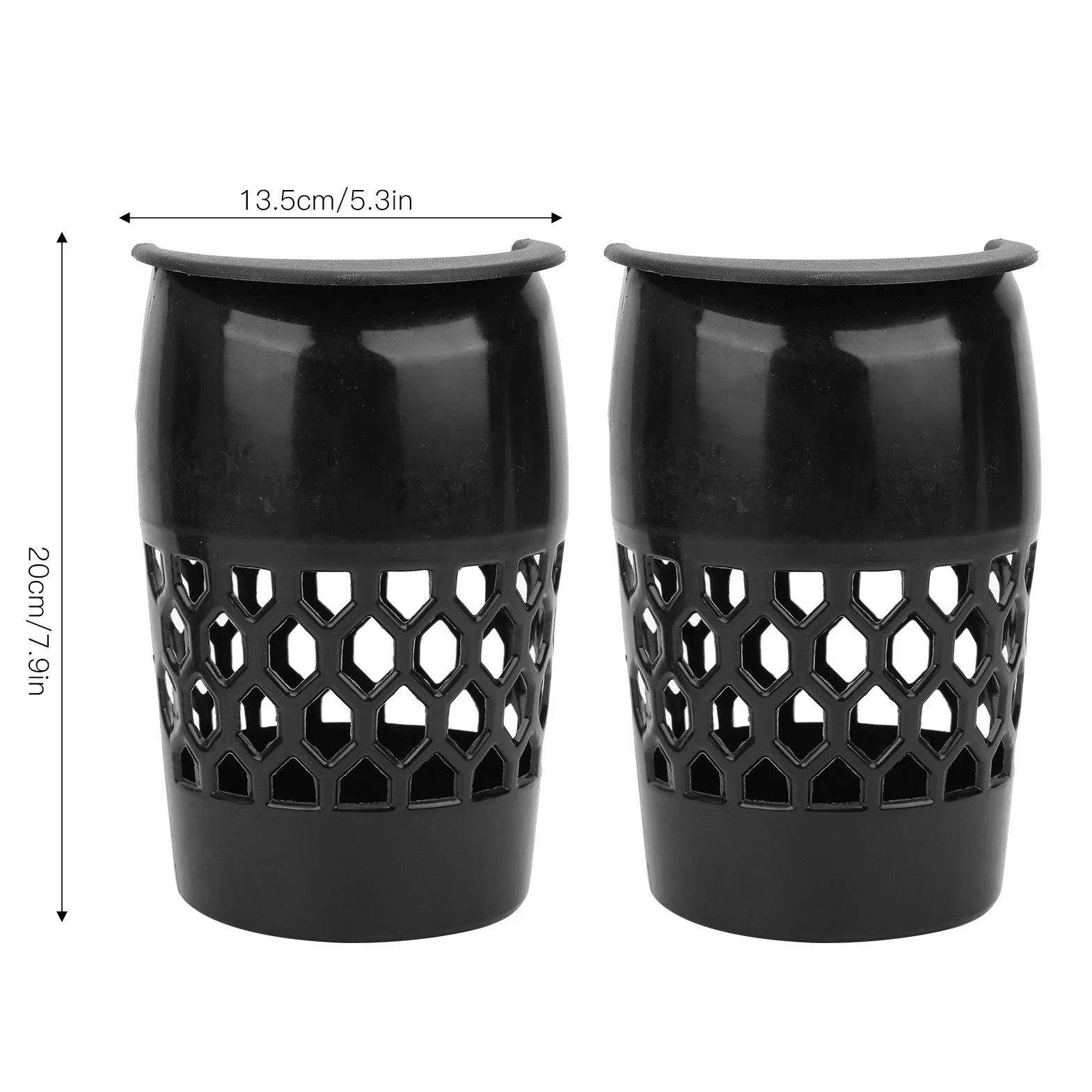 Vbest life Bolsa de Red de caída de Bola de Billar de tamaño M de 6 Piezas, cestas de Tela de Mesa de Billar de plástico, Bolsa de Red de caída de Repuesto para Accesorio de Billar