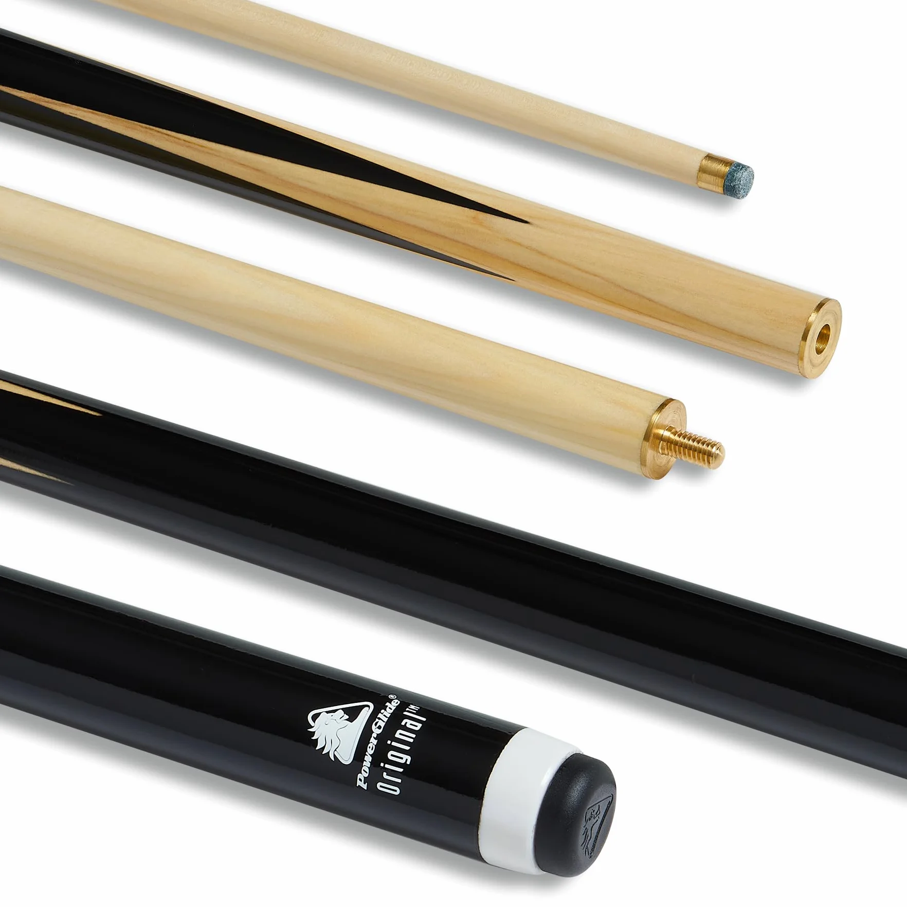 POWERGLIDE Original 1 Piece Snooker Cue Taco de Billar Adulto
