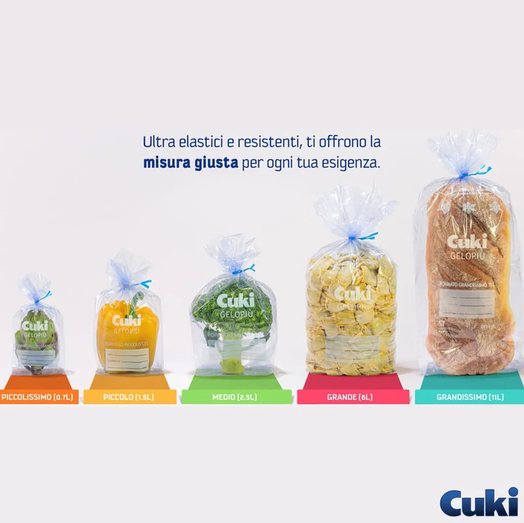 Cuki Gelopiù Bolsas de congelador 7 capas 23x32 cm 2,5 L 20 unidades