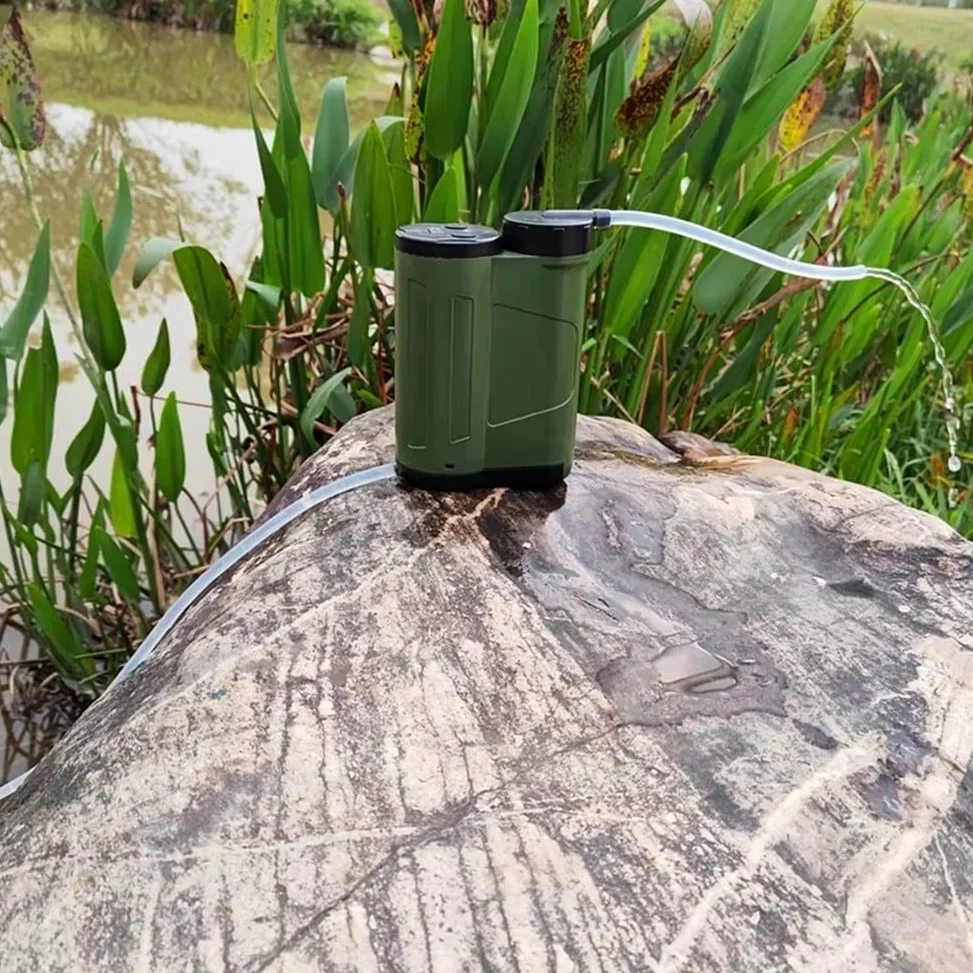 Pajita con Filtro de Agua Personal para Camping, Senderismo y Emergencias - Purificador de Agua Eléctrico Portátil para Exteriores