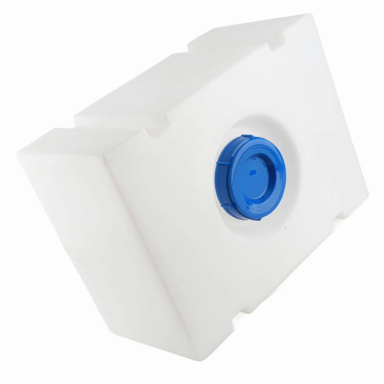 CHICIRIS Tanque de Almacenamiento de Agua para Vehículos Recreativos LLDPE Tanque de Agua Dulce para Vehículos Recreativos, 20 Galones, 23,6 X 17,7 X 11,8 Pulgadas, sin Costuras, de una Pieza, Entrada