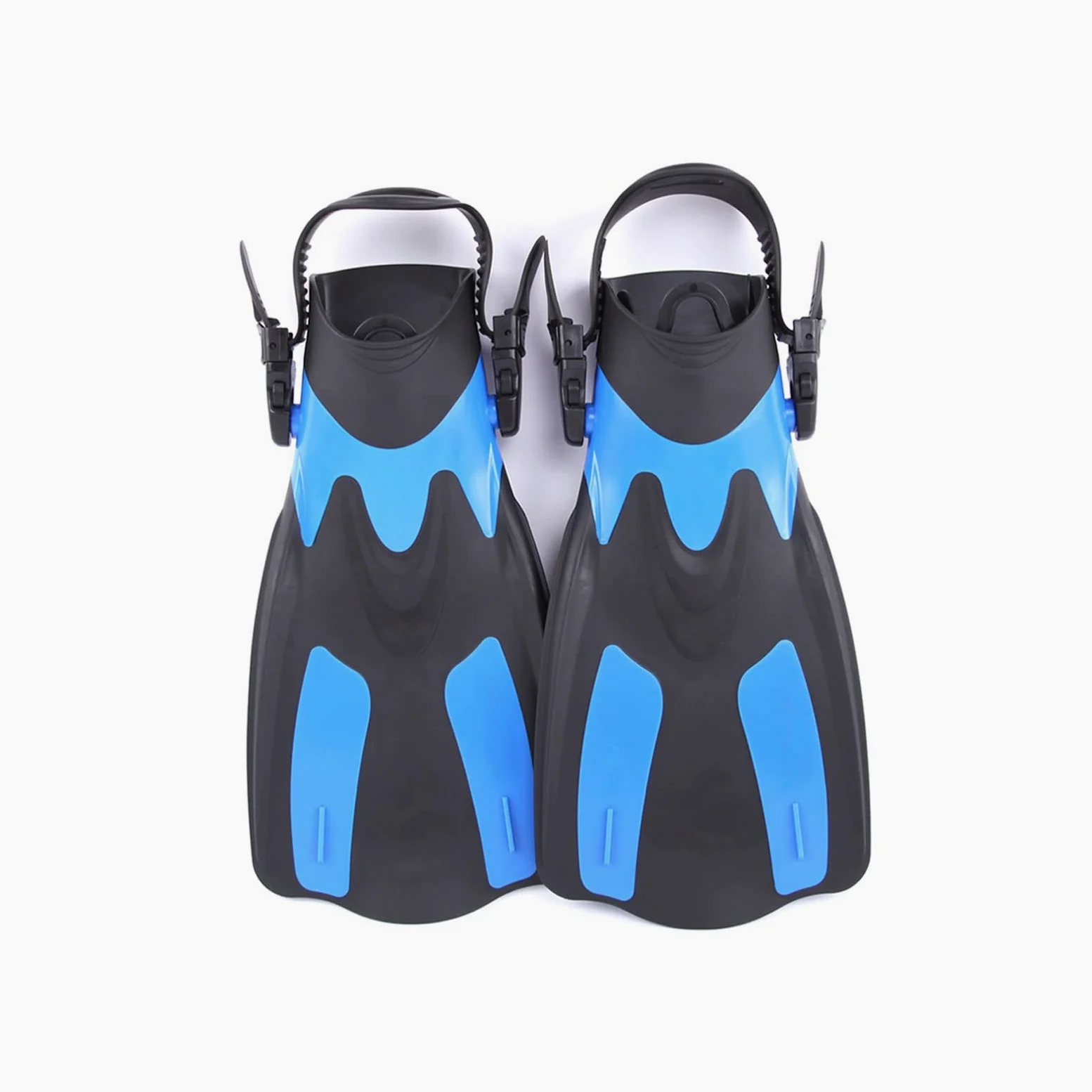 Aletas de natación para adultos, aletas cortas para buceo, aletas de natación, aletas de buceo con talón