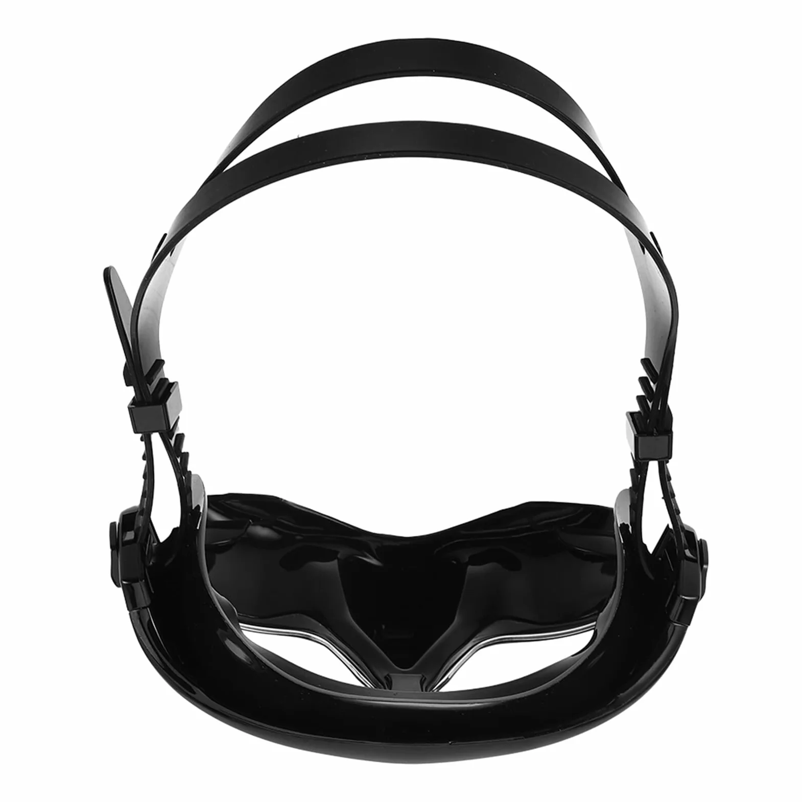 Máscara de Buceo Libre Negra de Silicona para Adultos | Sellado y Ajuste Cómodo, Diseño Volumen, para Natación y Deportes Acuáticos