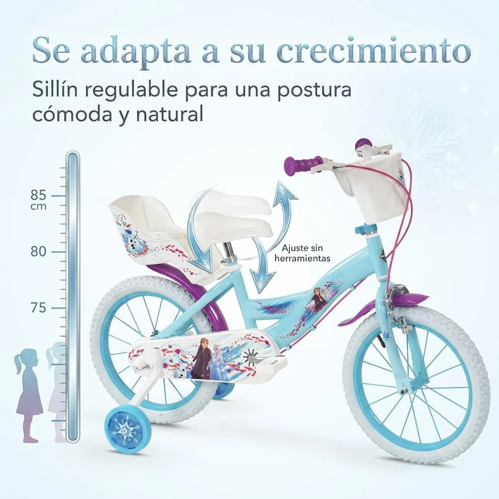 TOIMSA Bicicleta 16" Frozen Huffy 5/8 Años