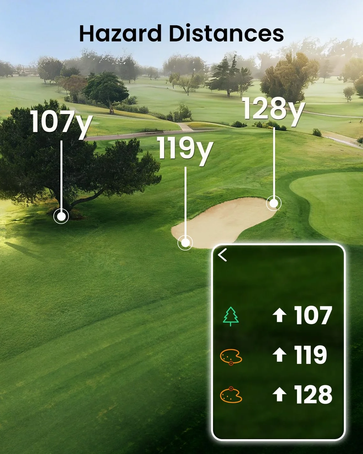 MiLESEEY GeneSonic Pro Telémetro de Golf GPS Portátil Desmontable 43000 Campos Precargados sin Suscripción Pantalla Táctil