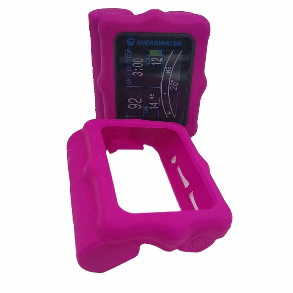 Funda protectora de silicona para ordenador de buceo Perdix (rosa)