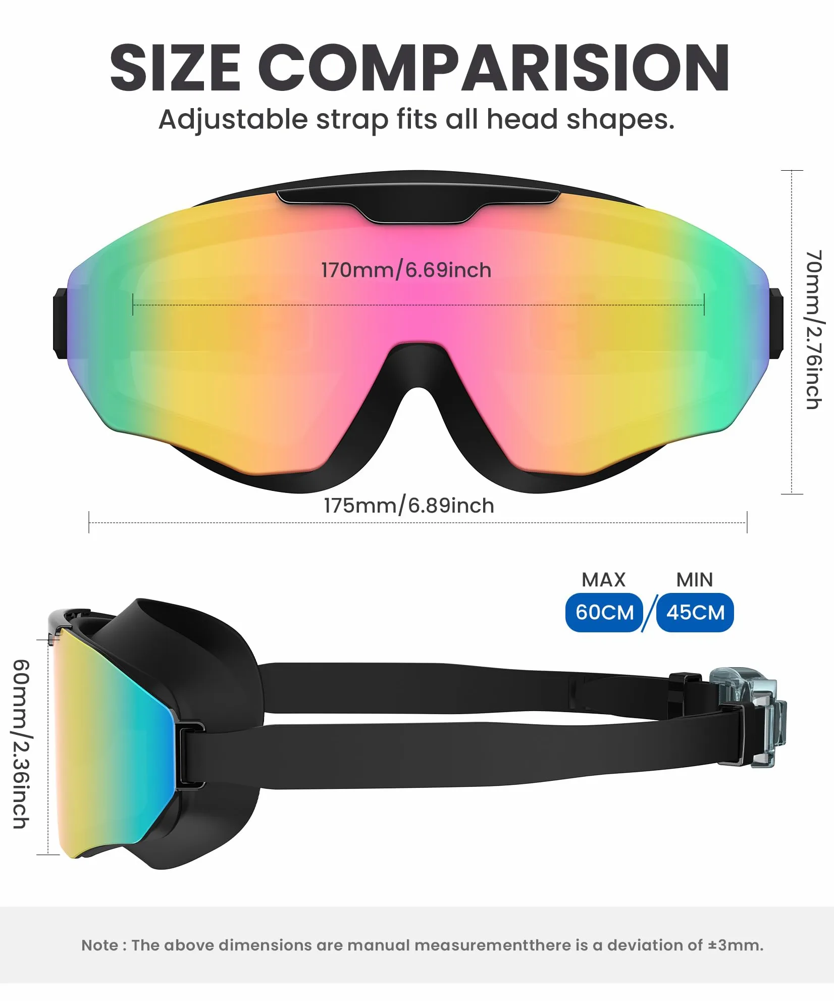 NSSIW Gafas de natación para adultos, sin fugas, con protección UV400, antivaho, amplia visión para hombres y mujeres, paquete de 3