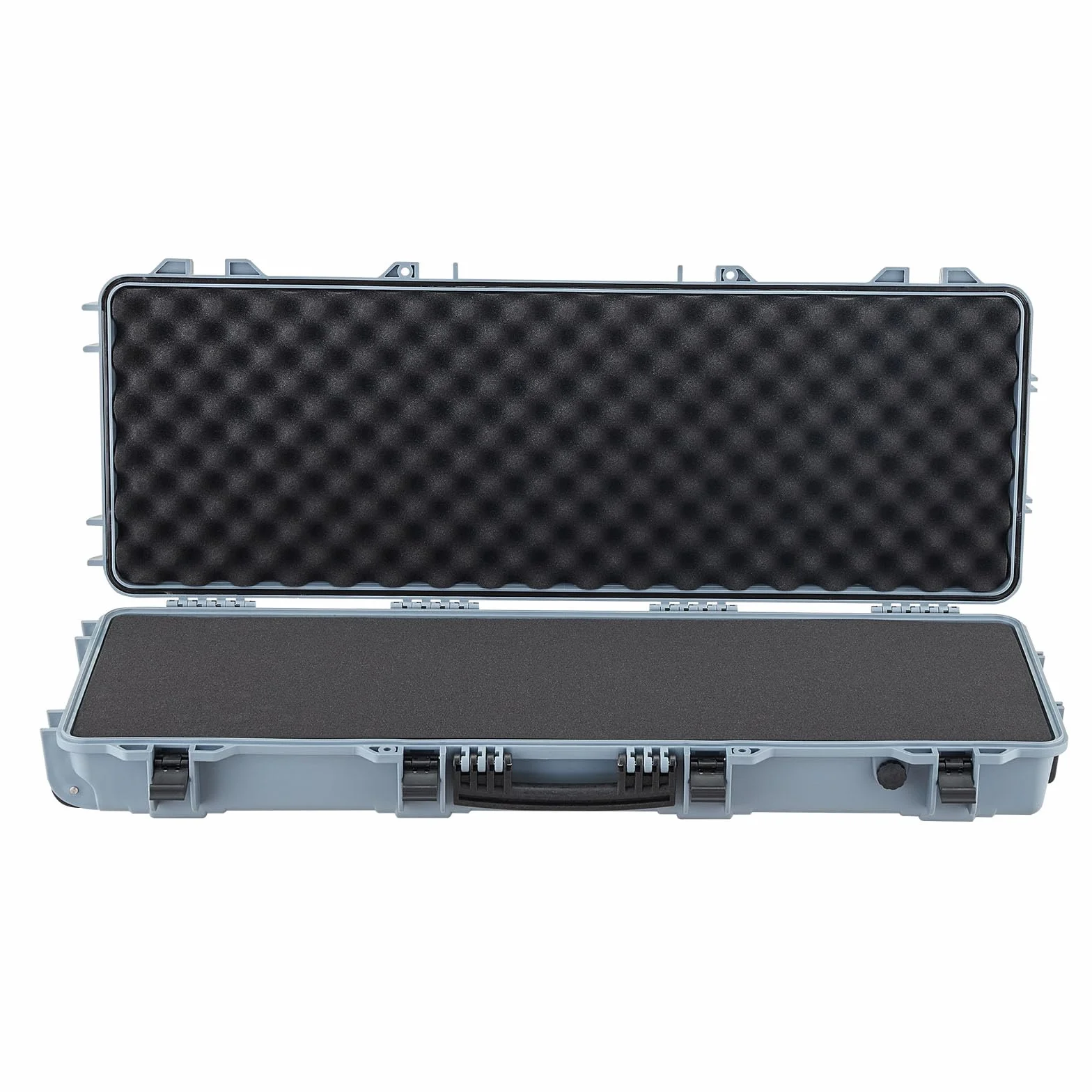 VEVOR Estuche Rígido para Armas Largas, IP67, 1090 x 410 x 155 mm, Gris