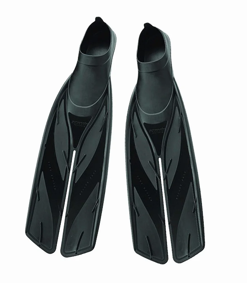 Atomic Aquatics Aleta de pie completo, negro, talla 12.0-14.0