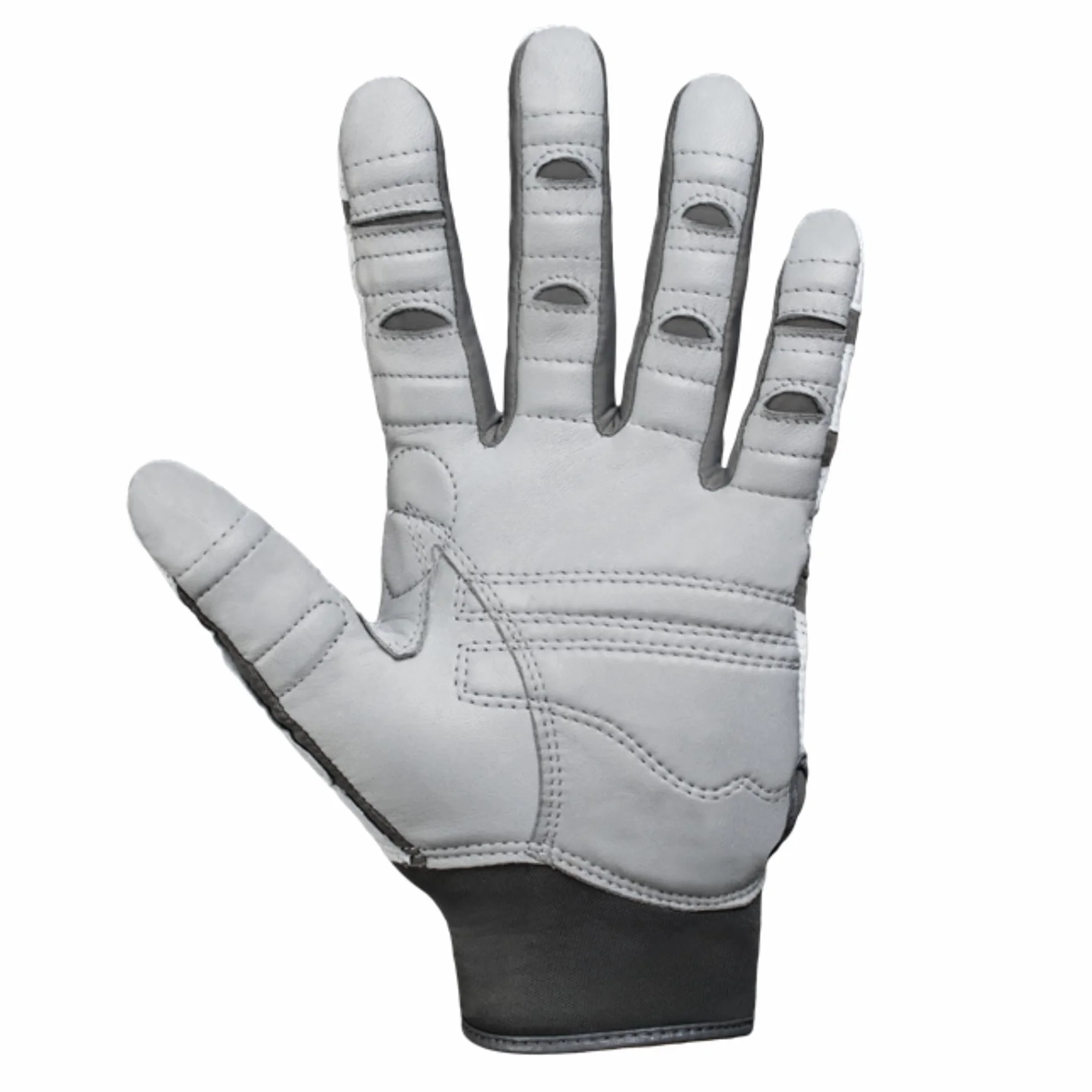Guante de golf ReliefGrip 2.0 para hombre (plateado, grande, derecho)