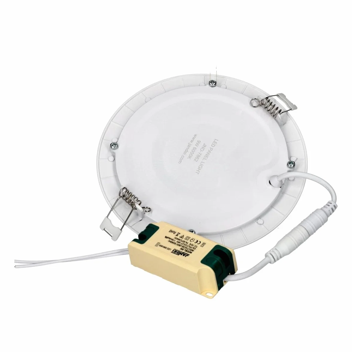 Jandei Downlight LED Panel Extraplano Redondo 9W 6000K Blanco Frío Interior Oficina