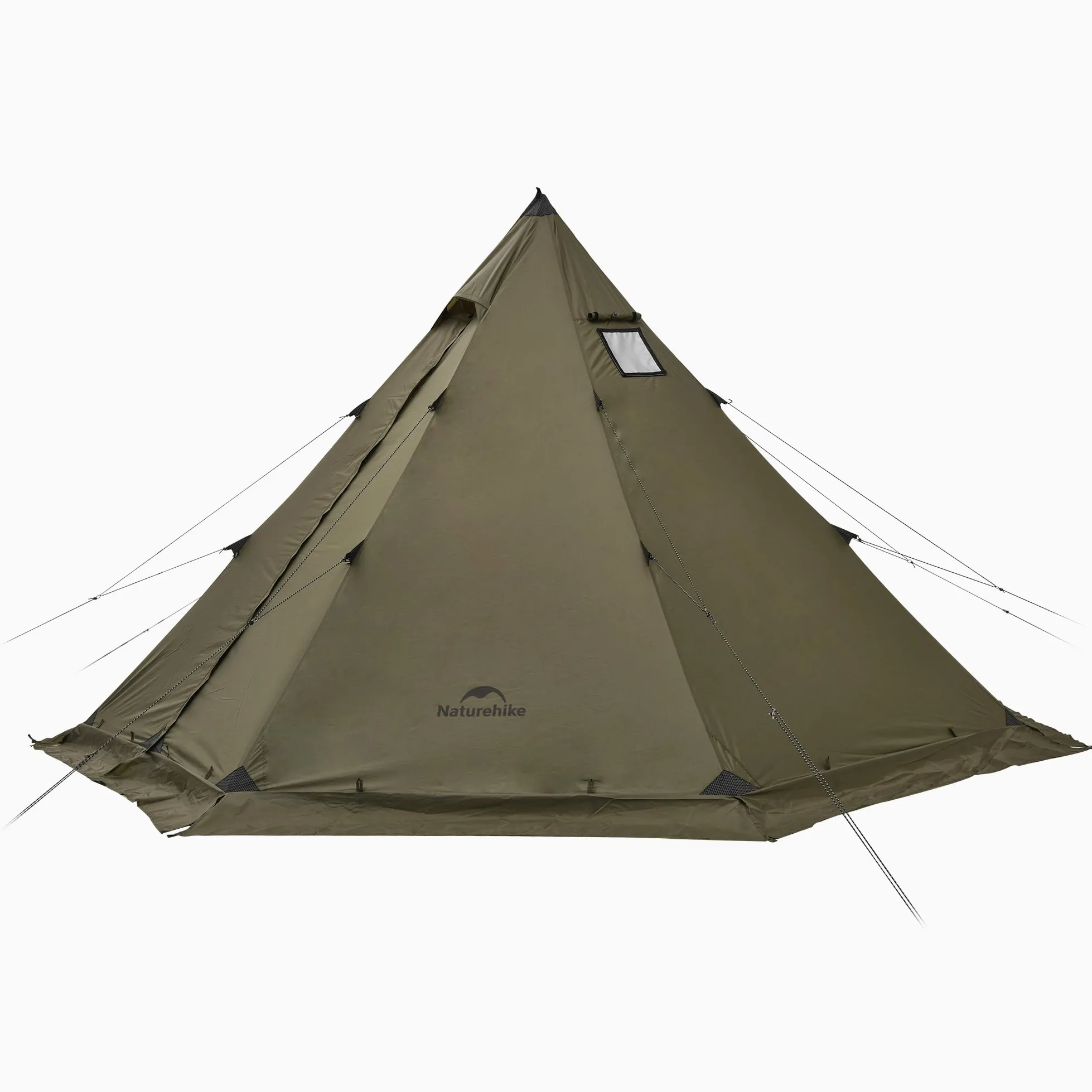 Naturehike Tienda de campaña Ranch Hot con gato de estufa, impermeable, resistente al viento, para 4 estaciones, tienda de campaña octogonal para campamento de invierno