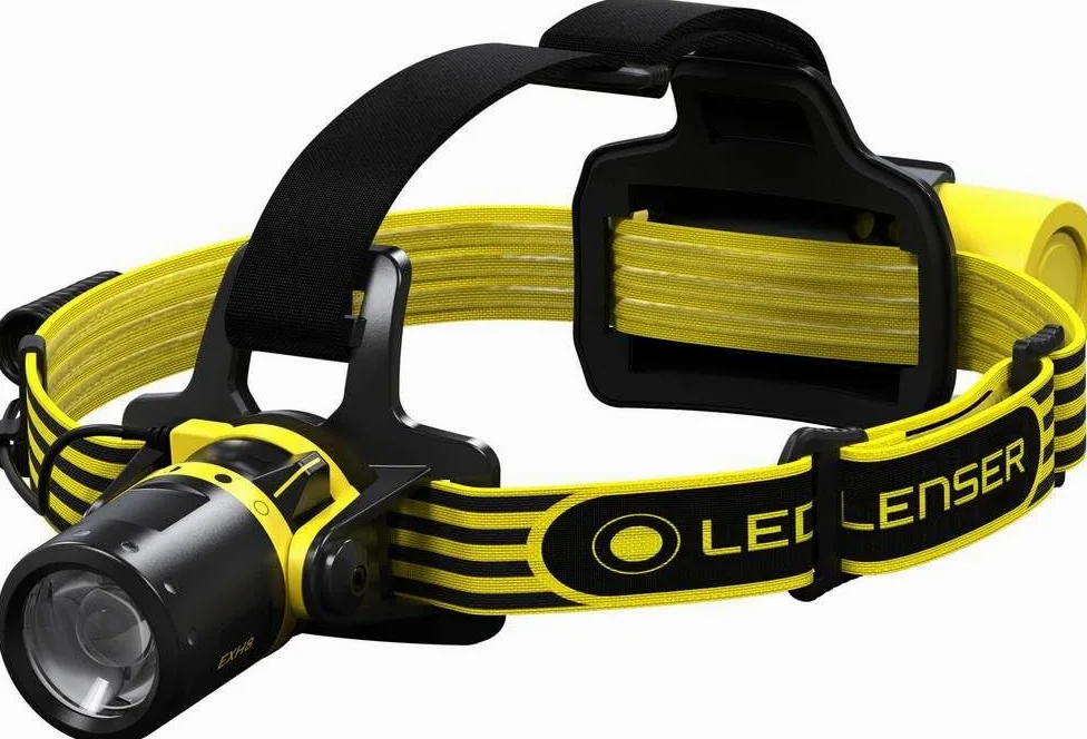 Ledlenser EXH8 Linterna Frontal ATEX Zona 0, 180lm, Pila AA, IP66, 2 Modes | Seguridad intrínseca, hasta 40h de autonomía, alcance 40m, para atmósferas explosivas