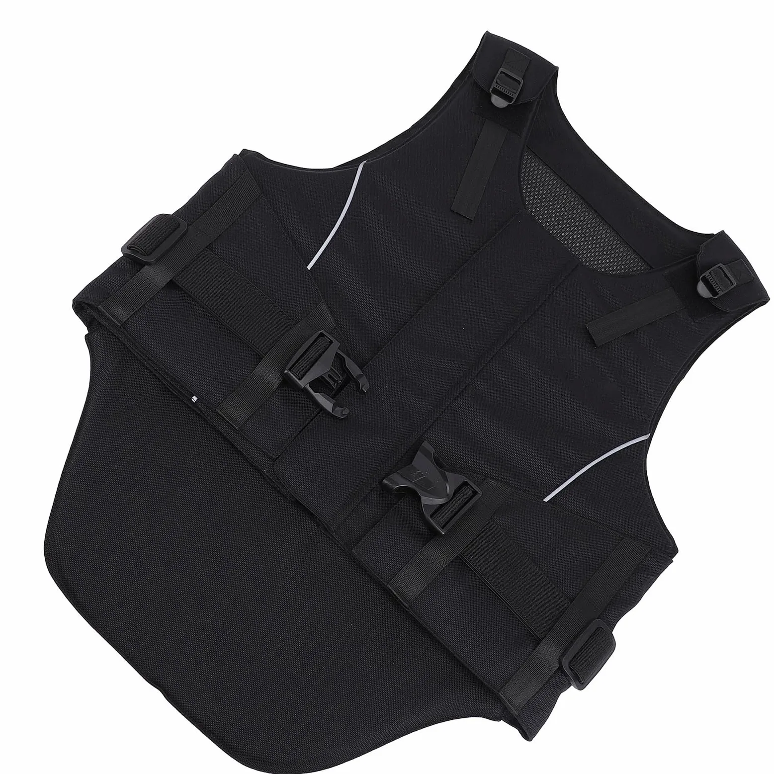 Chaleco Ecuestre Seguridad EVA Espuma amortiguadora Acolchado Chaleco Protector para Montar a Caballo para Hombres Mujeres Arenas de Carreras Montar al Aire Tela Resistente a la (S)
