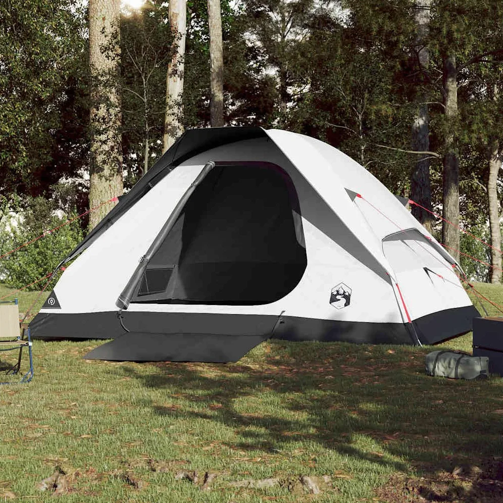 Tienda de campaña domo para personas, verde oliva, impermeable T poliéster para exteriores con conexión electrónica, tienda de campaña ligera para acampar