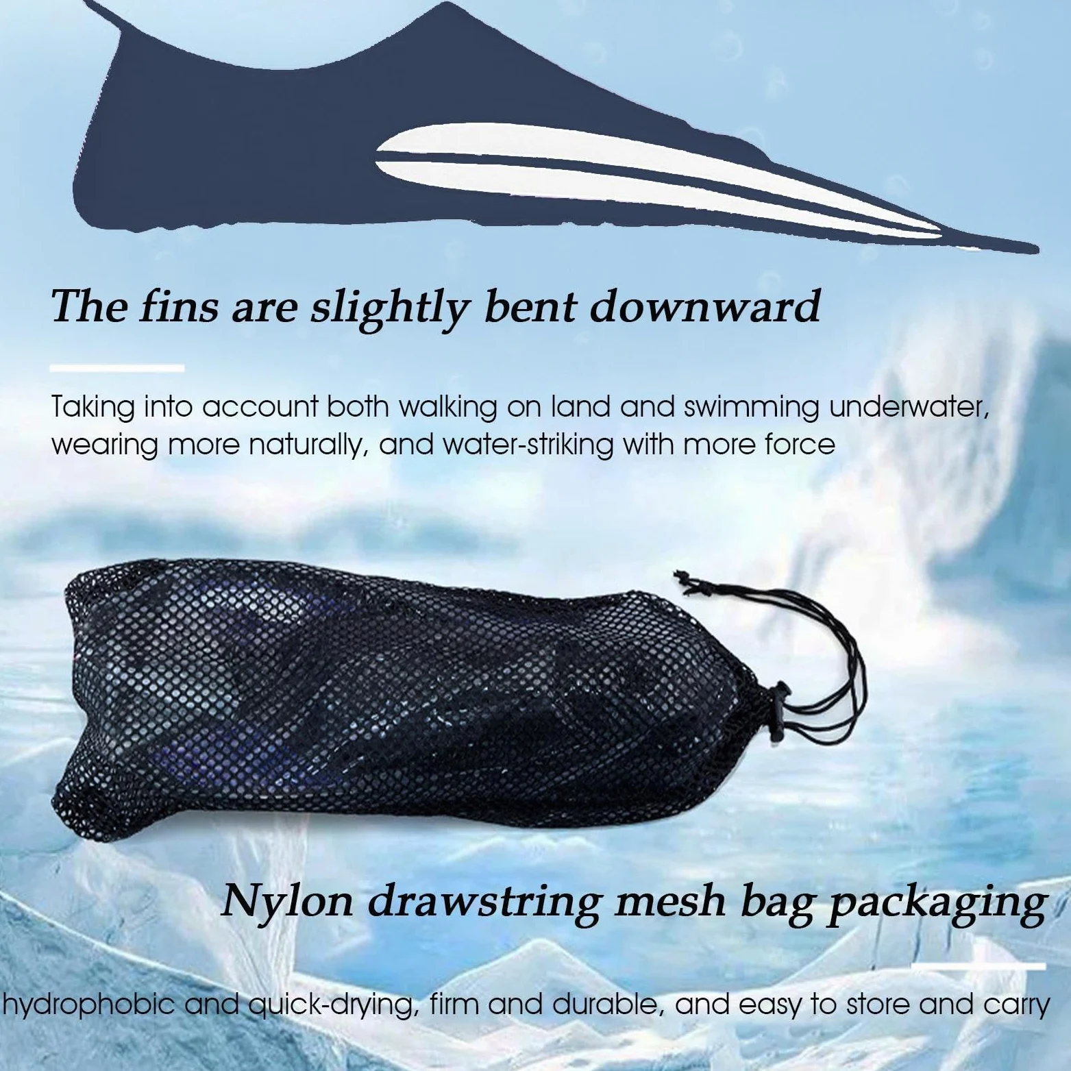 Aletas de natación – 15 pulgadas PP | Aletas de goma – Equipo de buceo de tacón corto para adultos y niños, ideal para esnórquel, buceo libre, buceo, natación, entrenamiento de playa y deportes