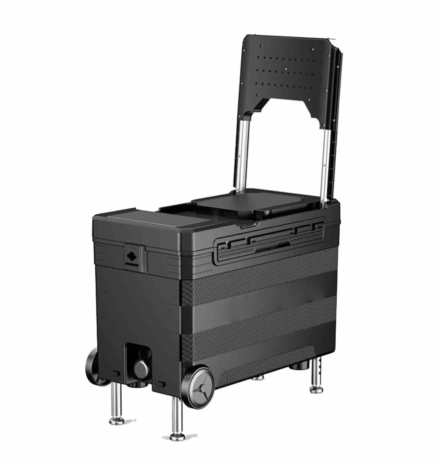 Caja de Aparejos de Pesca, Caja de Aparejos de Pesca, Asiento de Pesca, Caja de Aparejos, Silla de Pesca multifunción, Caja Seca de Pesca con Respaldo y Correa for el Hombro, Caja de Aparejos