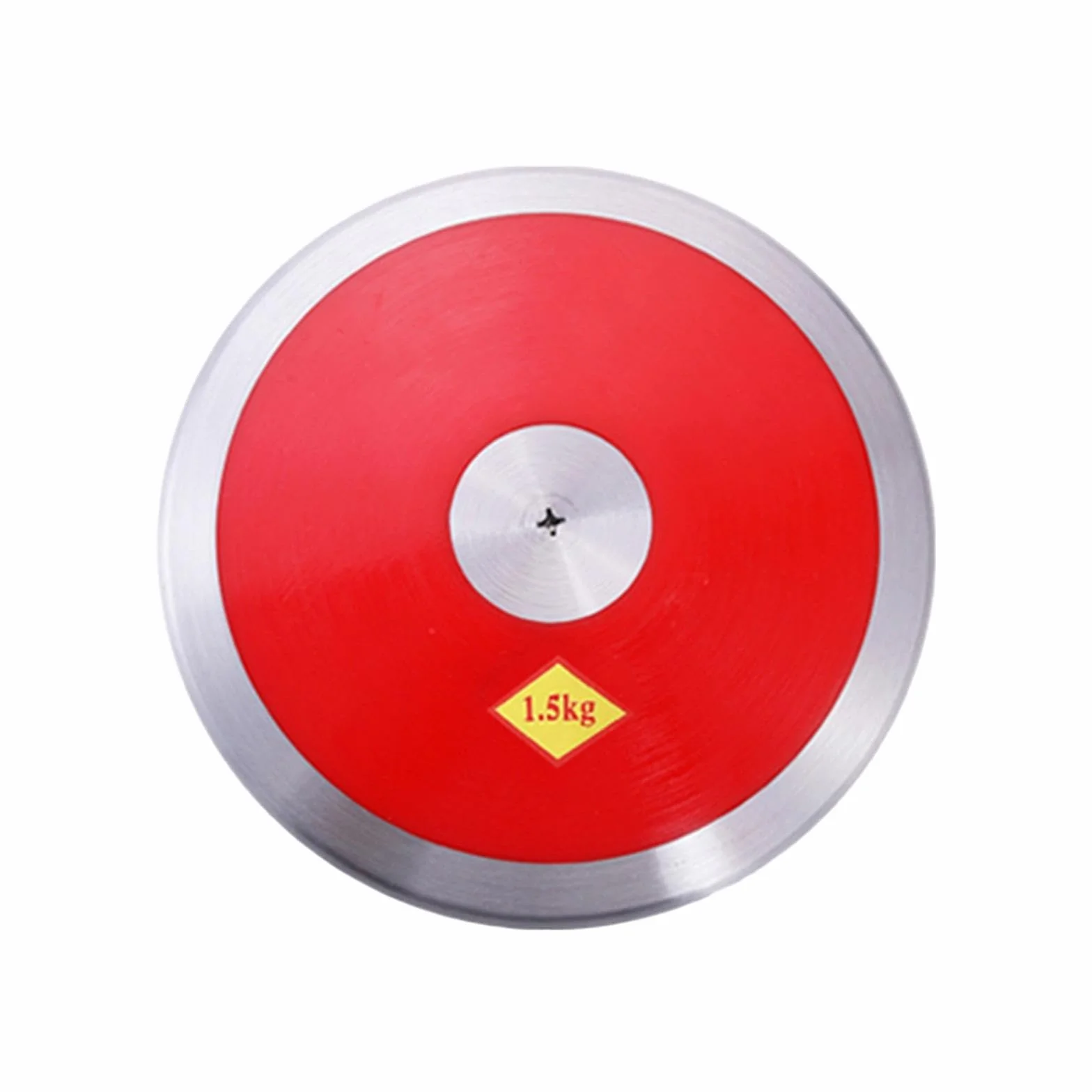 Baoblaze Disco de Lanzamiento de Nailon de 1,5 kg para Entrenamiento Deportivo, con y Centro de Acero, para Estudiantes de Secundaria.