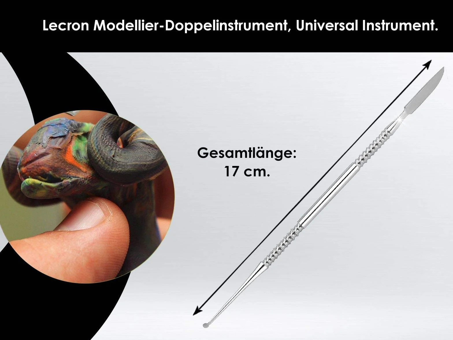 LECRON Instrumento doblado modelado Acero Inoxidable