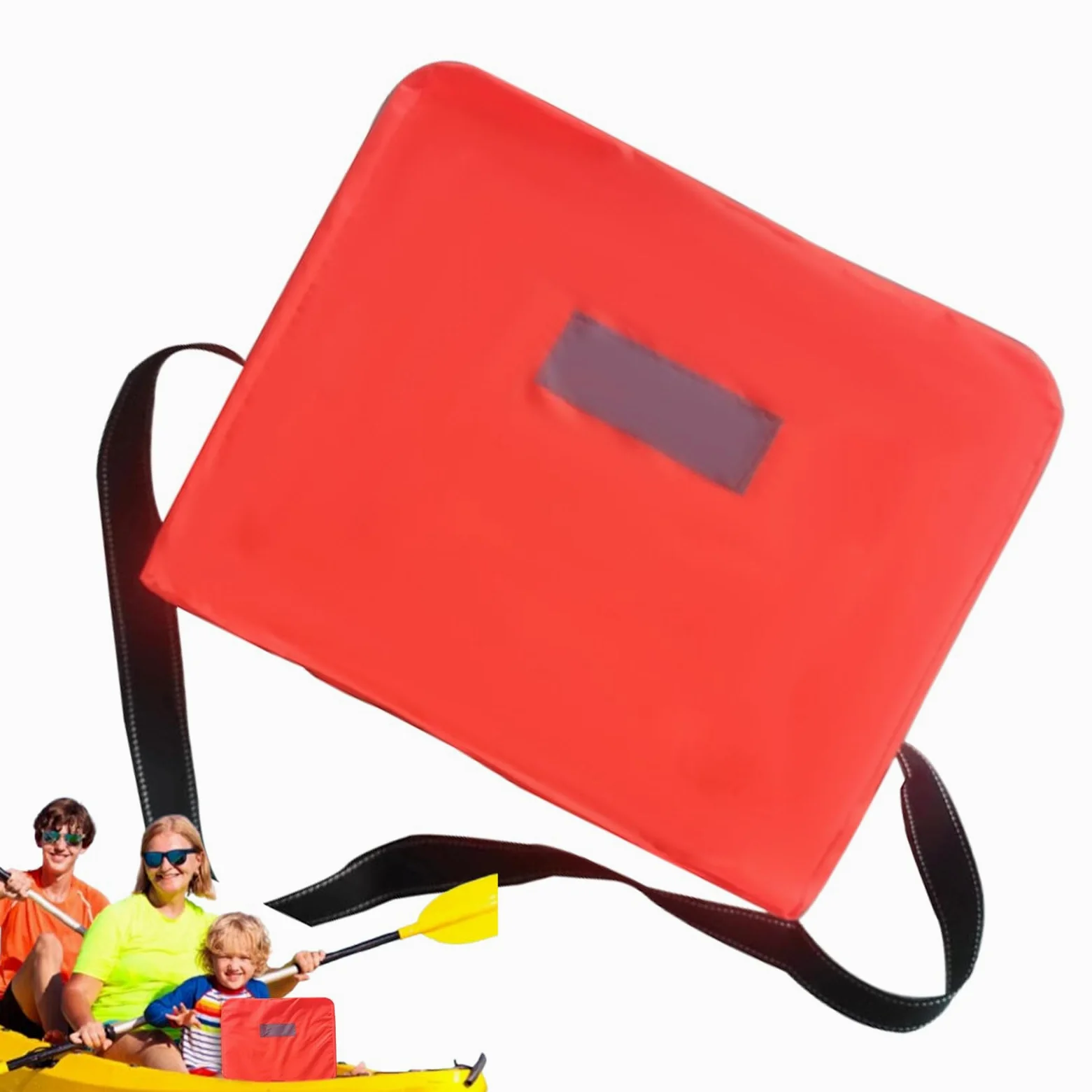 Flotador de Rescate – Dispositivo de flotación lanzable – Almohada Marina – Cojín de Rescate Impermeable de Alta flotabilidad con Correa | Almohadilla de Seguridad para Barcos, Kayaks, canoas y