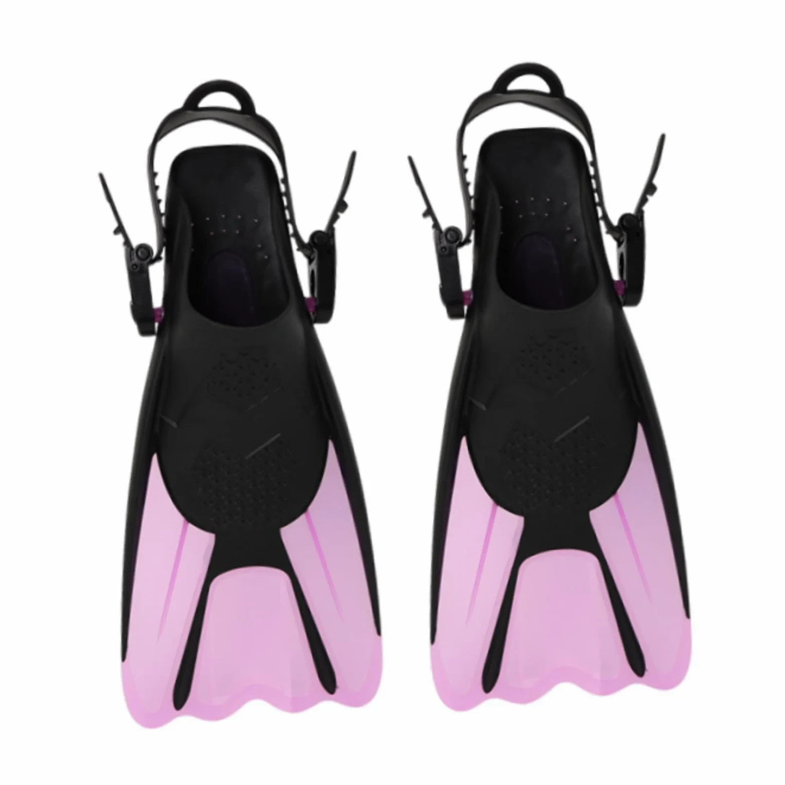 Amagogo Aletas de Buceo, Aletas de Snorkel, de Buceo y Snorkel Resistentes y Ligeras con Correa Ajustable para Viajes.