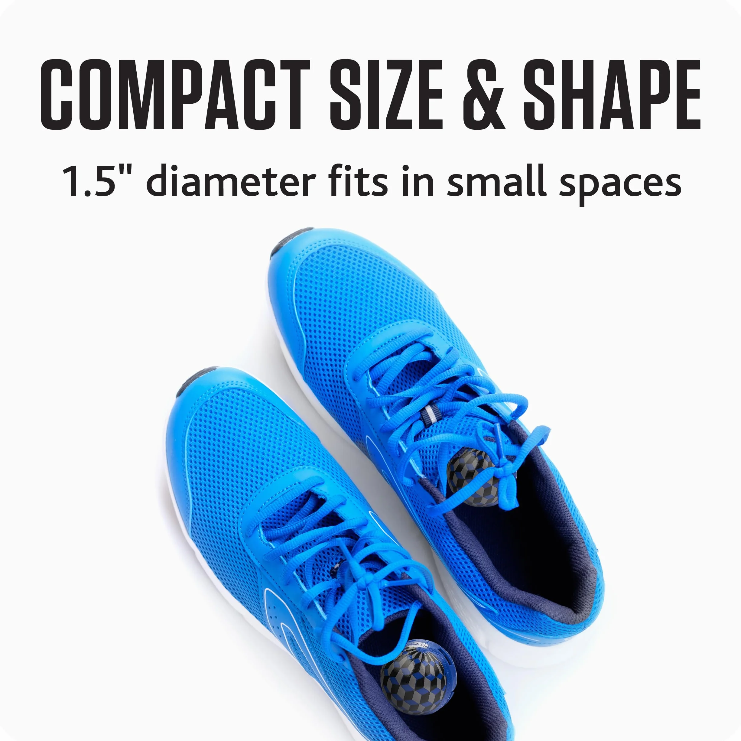 Desodorante Calzado Eliminador Olores Zapatos Bolsas Deporte Taquillas Fragancia Fresca 90 Días Giro Activar Aroma 3,8 cm Azul