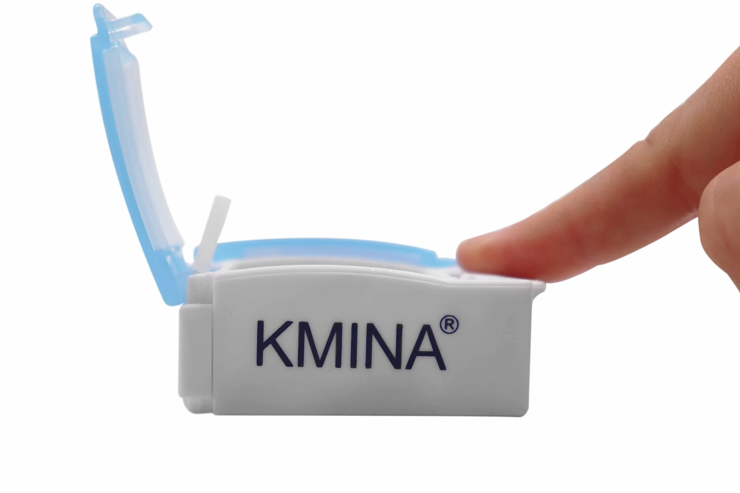 KMINA Pastillero Semanal 3 Tomas Grande Organizador de Medicamentos Patentado Fabricado en España