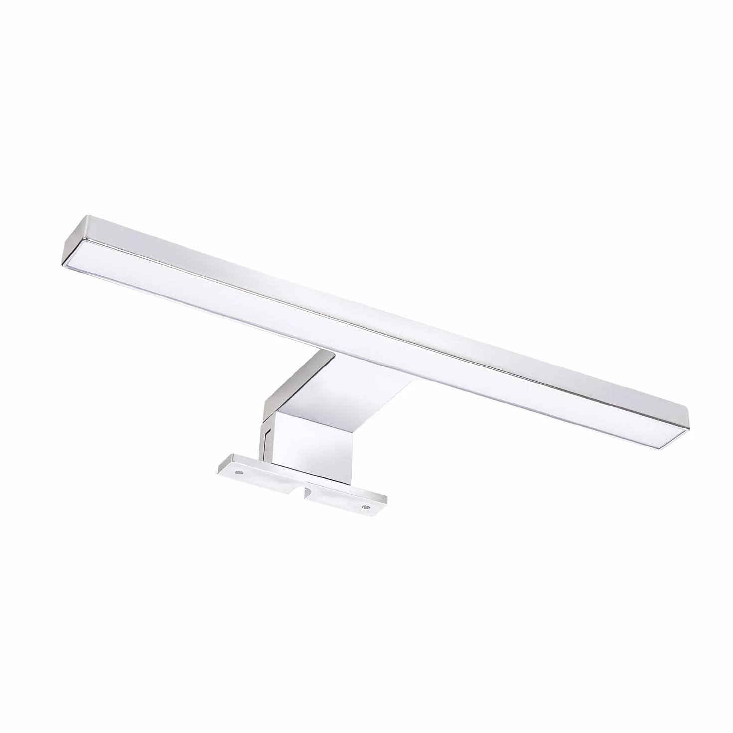 Aplique Espejo Baño LEDKIA LIGHTING Carl 5W 6000K Blanco Frío Plata