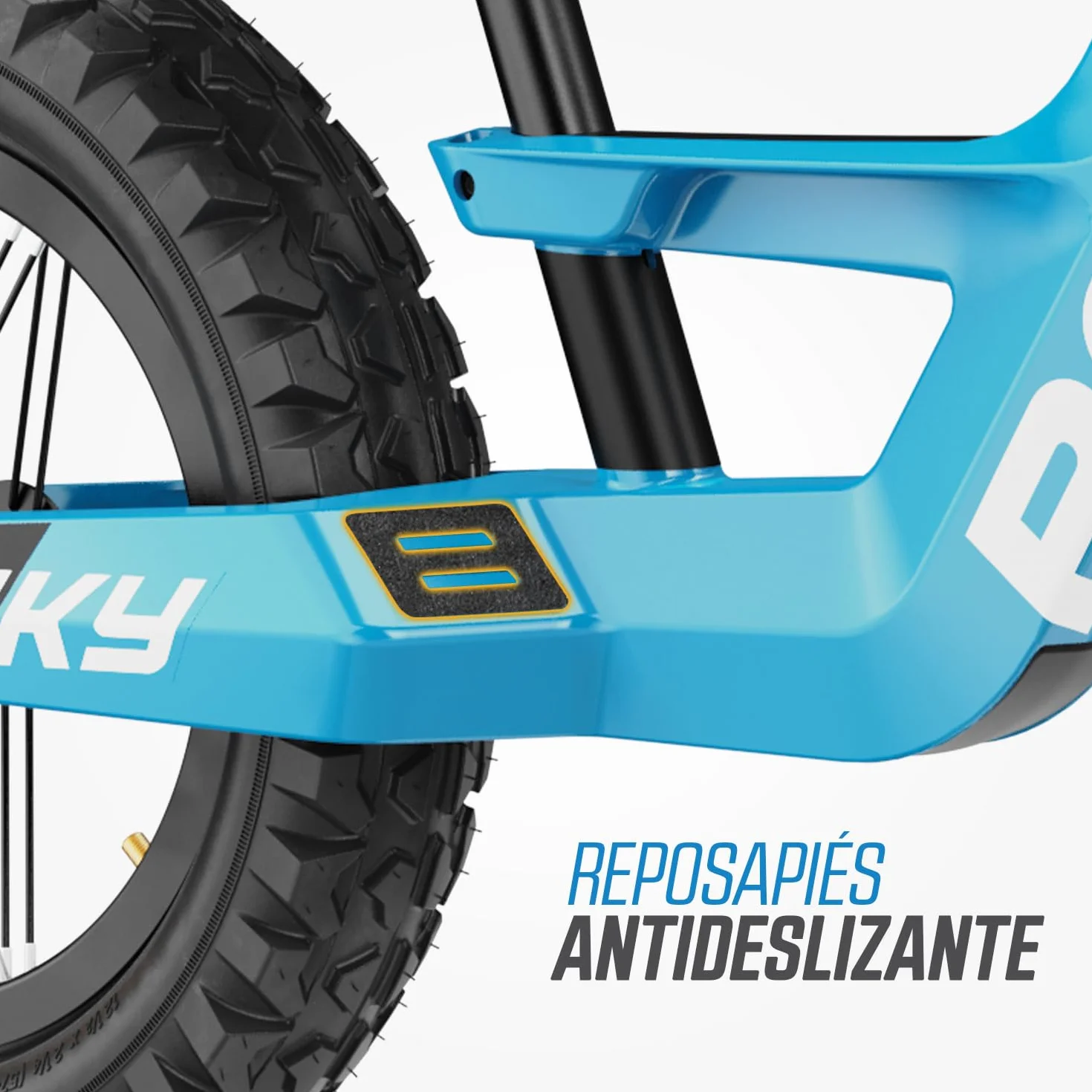 BERG Bicicleta sin Pedales Biky | 2,5-5 años, 12 pulgadas, con freno de mano, cuadro ligero de magnesio, ruedas hinchables