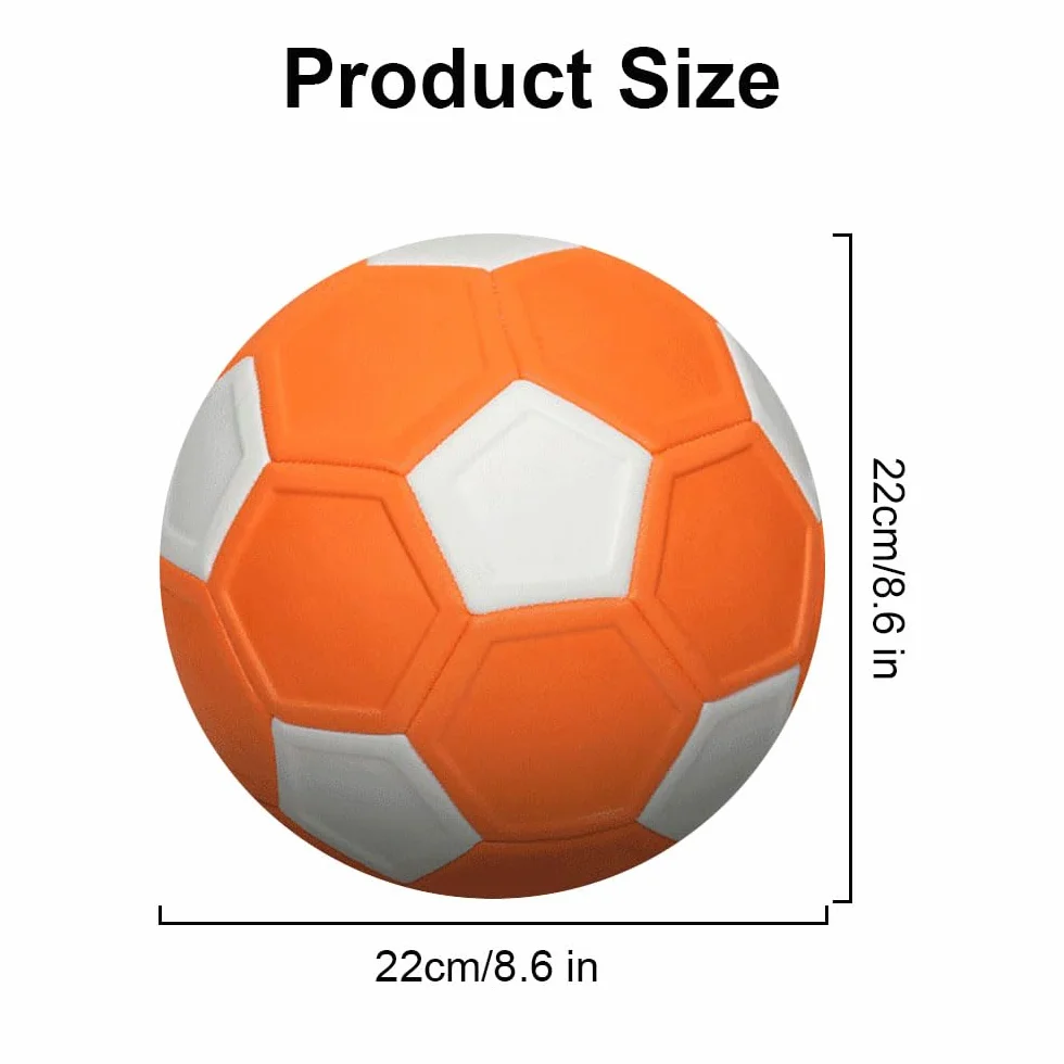 Balón De Futbol Curvo, Tamaño 5 Balon Futbol con Curvas Y Efectos, Balón De Fútbol Curvado De Goma 22cm, Pelota Curva Fútbol para Juegos deFútbol Infantile