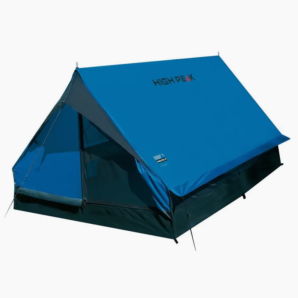 High Peak - Tienda de campaña para 2 personas, tienda de campaña con fondo de bañera, 1500 mm, impermeable, sistema de ventilación, protección contra mosquitos, peso ligero y pequeño tamaño