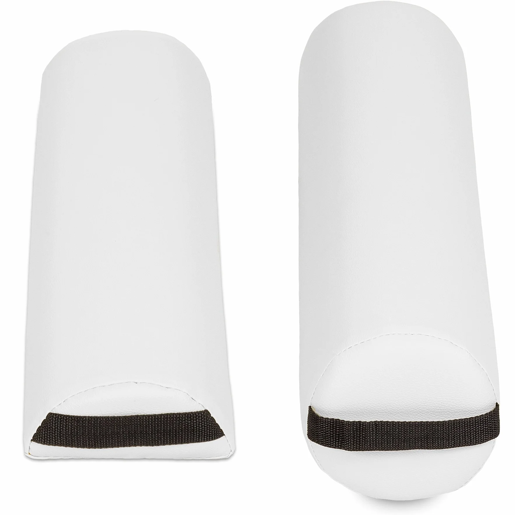Tectake Foam Roller Rodillo Masaje Muscular Almohada Lumbar Ergonómica Blanco