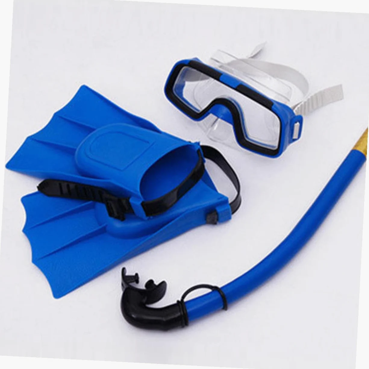 Zerodeko Gafas De Buceo para Snorkel Compacto y Ligero Aletas Cortas para Nadar para Principiantes Incluye Máscara De Snorkel y Equipo De Duradero