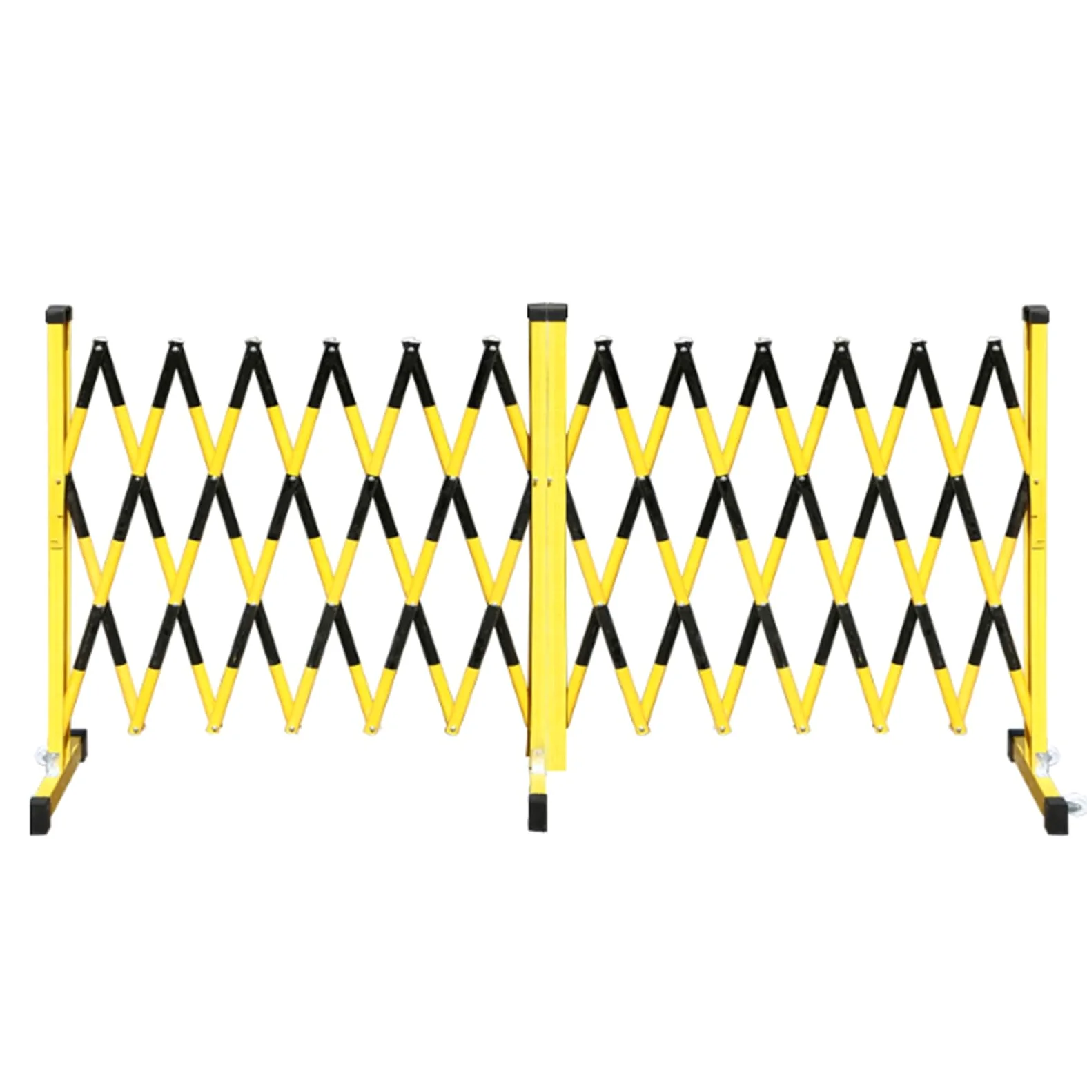 Barricada metálica Extensible, Barrera de tráfico retráctil, barandilla móvil Extensible, Barrera móvil para Garaje, Tienda y Calle, Rojo y Blanco, 1,2 x 8 m,Red+White-1.2x8m