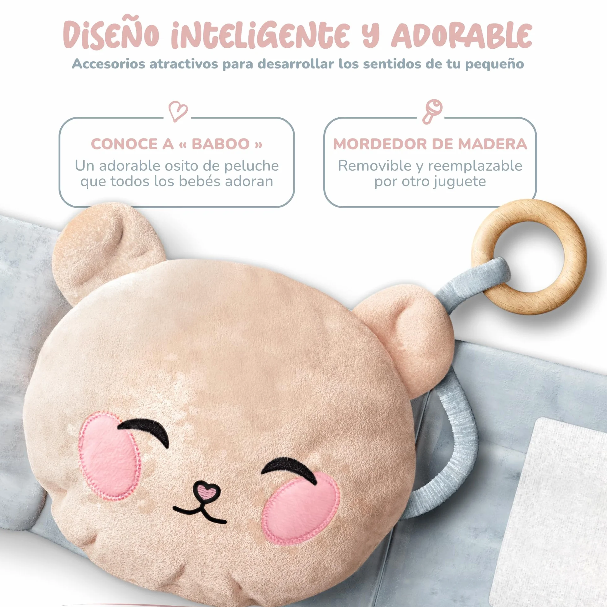 Almohadilla de Arcilla para Bebés - Alivio de Cólicos y Gases - Calor y Frío - CE Certificado