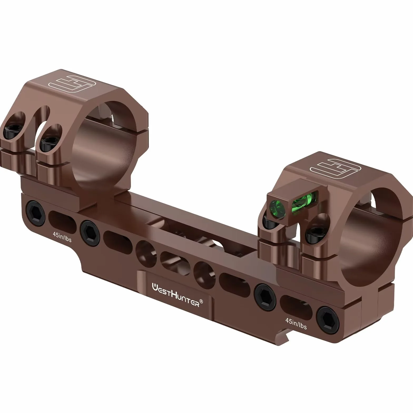 WestHunter Optics Precision WH304 Dovetail Scope Mount, Exclusiva para Competencias Deportivas | Brown