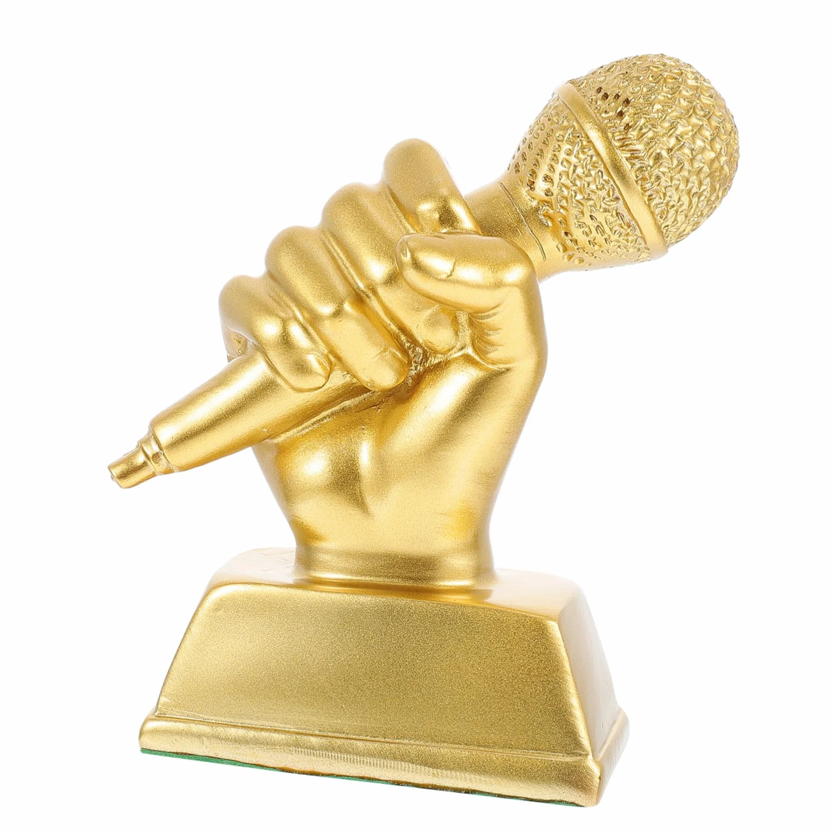 SWAYVES Trofeo de Música Trofeo de Resina para Premios Trofeo Copa de Premio/Golden*3Pcs/13.5 * 11 * 5Cm
