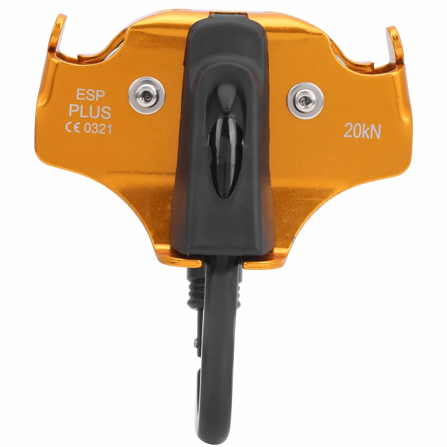 RiToEasysports de Polea Doble 20KN, de Polea de Cuerda de Aleación de Aluminio y Magnesio para Escalada en Roca, Montañismo, Rescates, Protección de Ingeniería, Trabajos de Construcción de