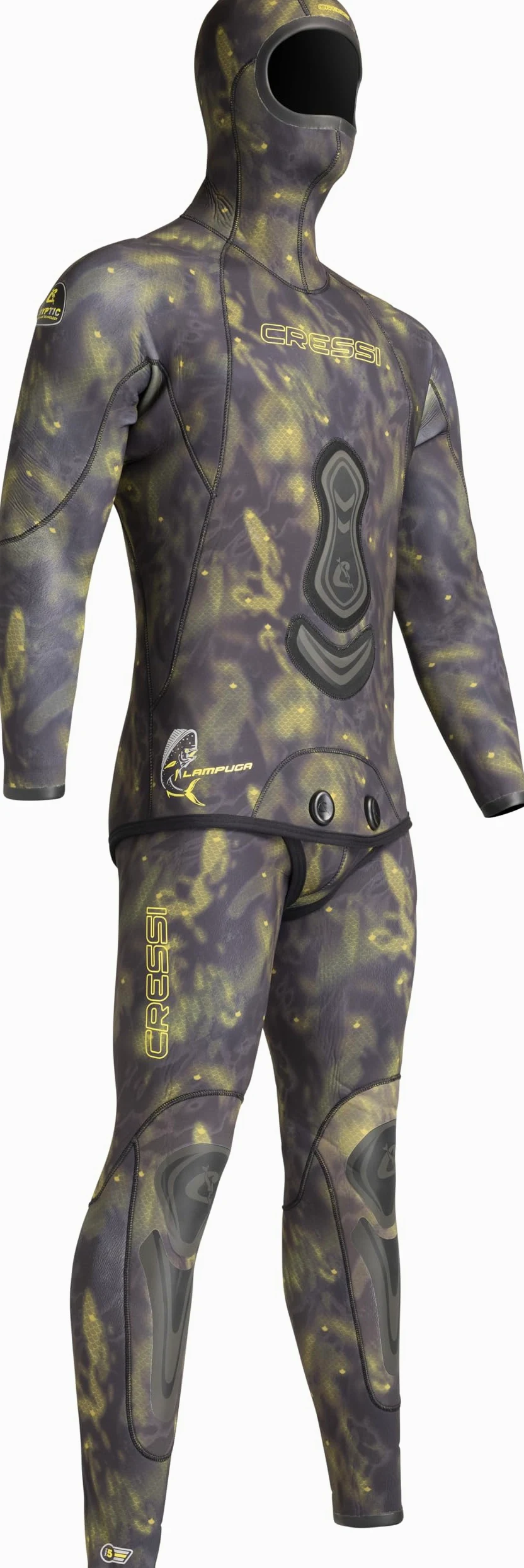 Cressi LAMPUGA MAN 2-PIECE WETSUIT CAMOU 5mm L/4