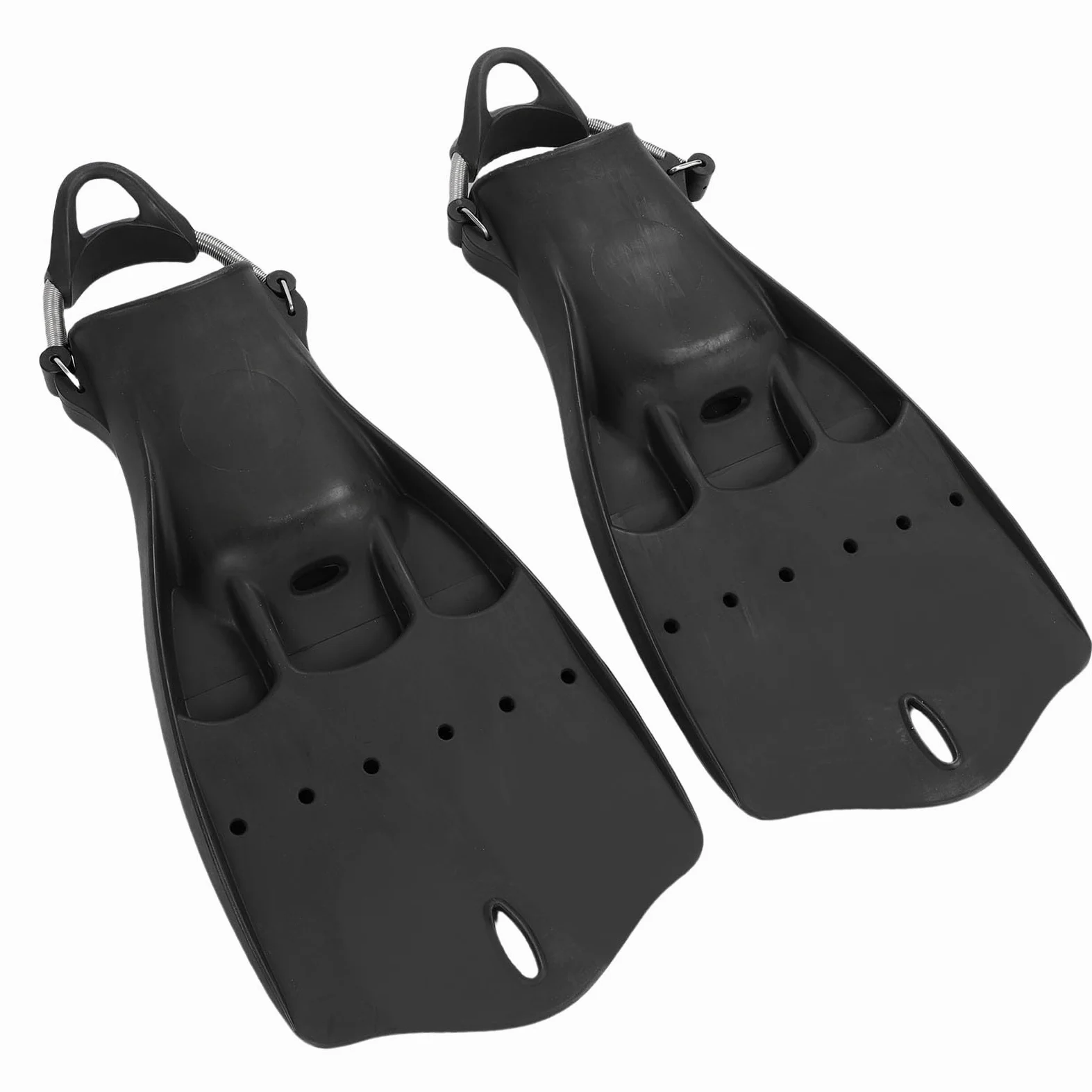 RiToEasysports Aletas de Buceo 2 Piezas con Hebillas Ajustables de Resorte, Aletas de Goma para Snorkel para Natación, Freediving