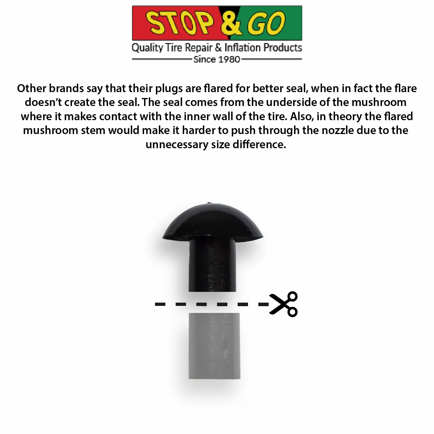 Stop & Go 1000 Reparación de neumáticos, Negro