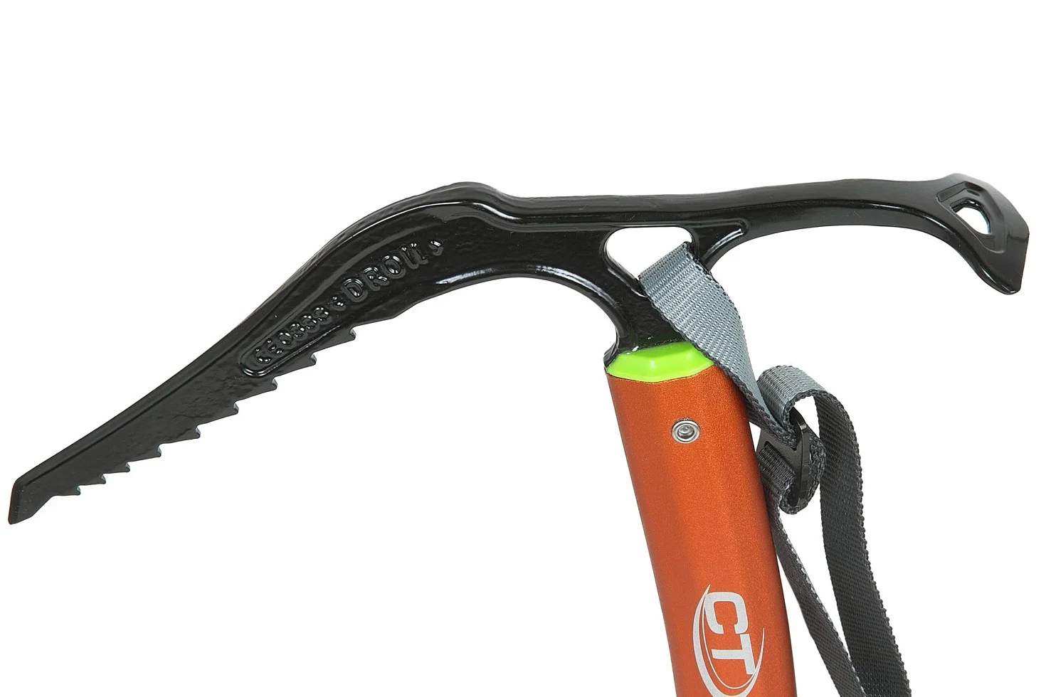Climbing Technology Dron Plus, Piolet Unisex Adulto, Naranja/Negro, Talla Única