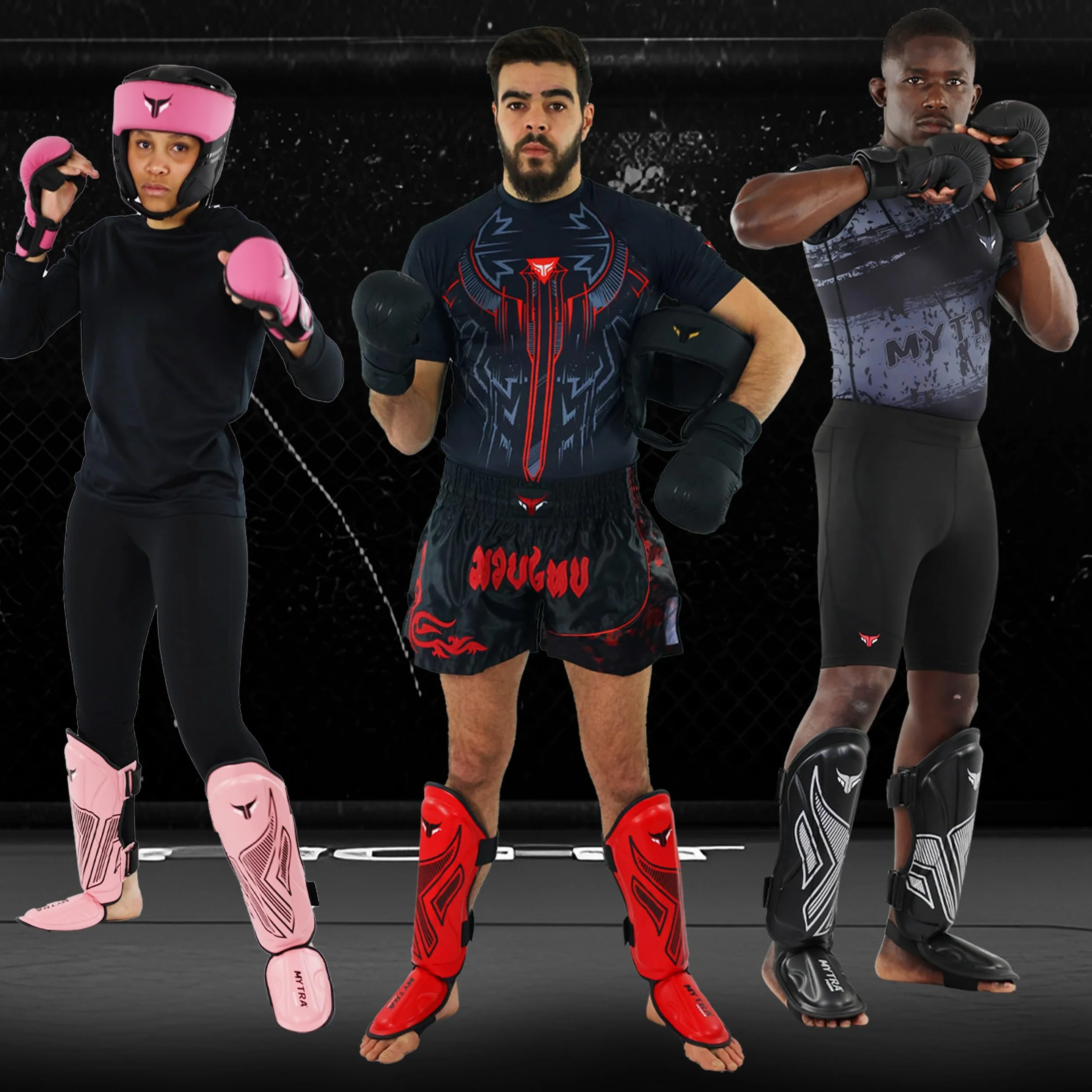 Mytra Fusion Adult Shin Pad, Shin Protector, Shin Guard For Boxing, MMA, Muay Thai, & Martial Arts Training
