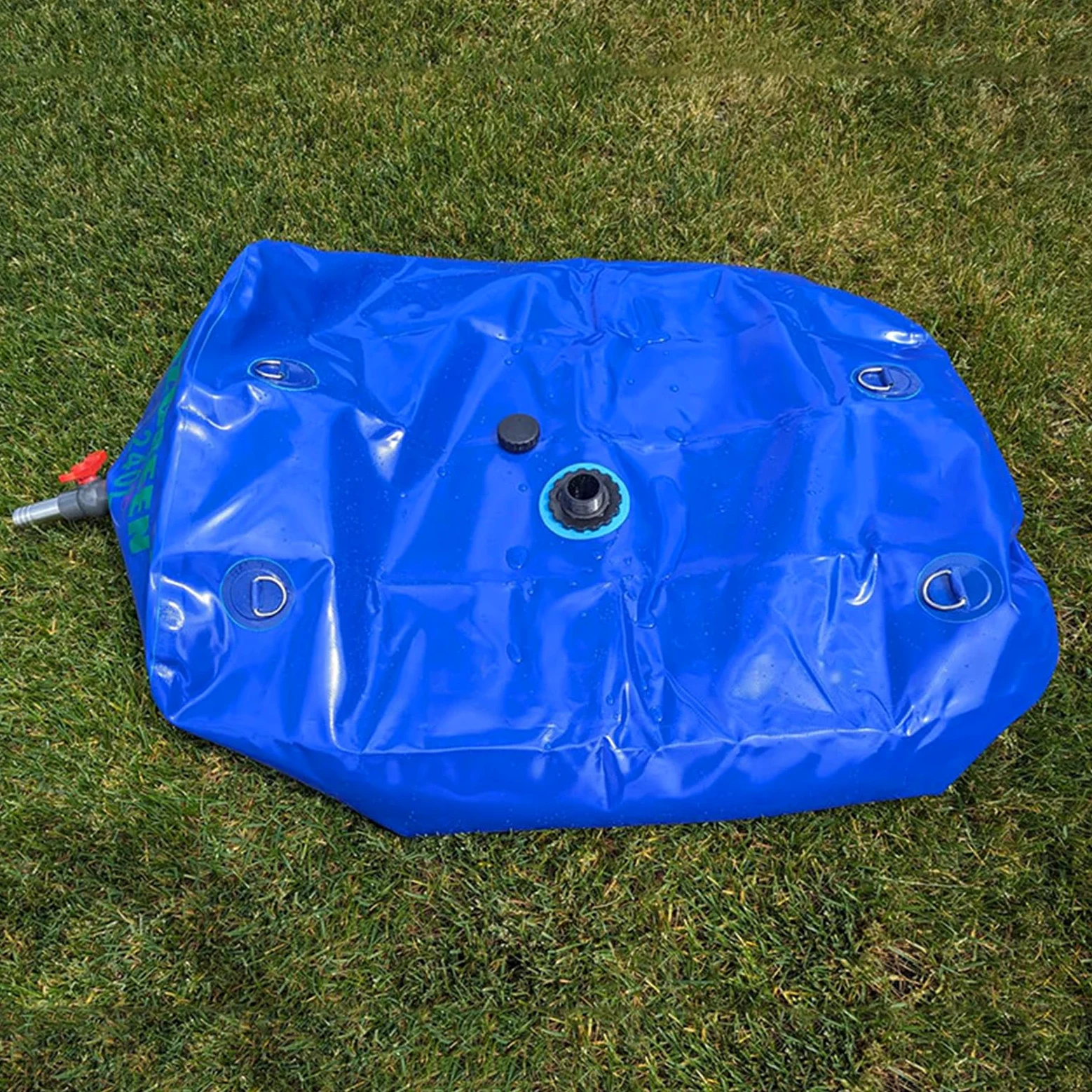 Bolsa De Agua Plegable Engrosada,Tanque Agua PortáTil Plegable,DepóSito De Agua Plegable con Grifo,Costuras Reforzadas,para Acampar,para Resistencia A La SequíA,Riego